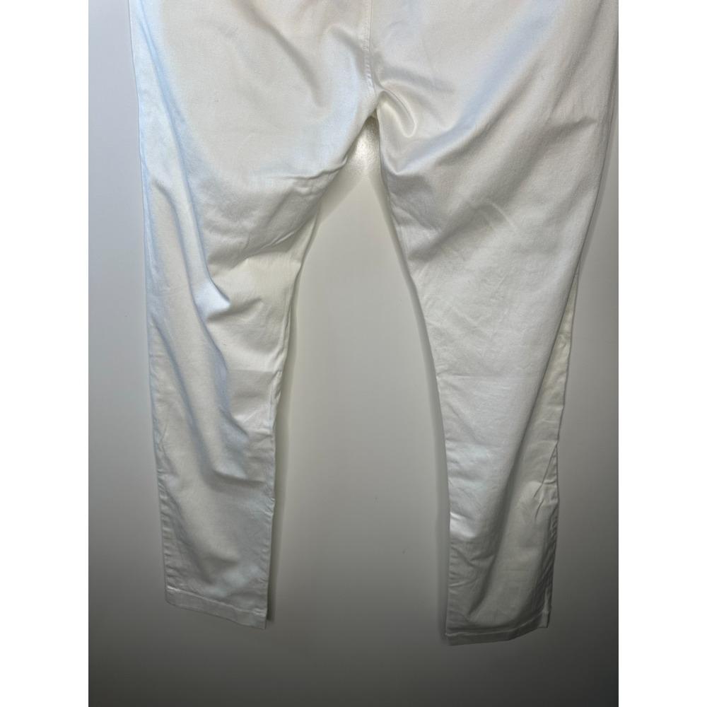 J.Crew 484 Slim-Fit Stretch Chino Pants White Men's Size 34 x 34 Casual Business - Picture 11 of 13